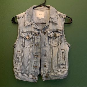 Aritzia Jean vest